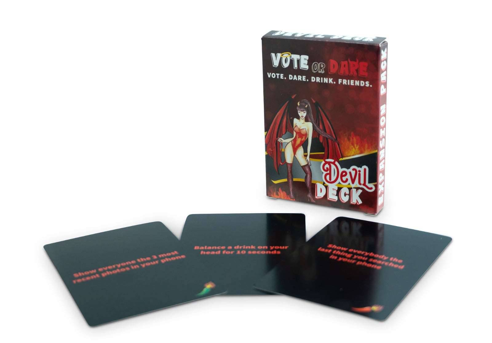 Expansion Pack Bundle: Core Game + Angel Pack +Devil Deck - Vote or Dare